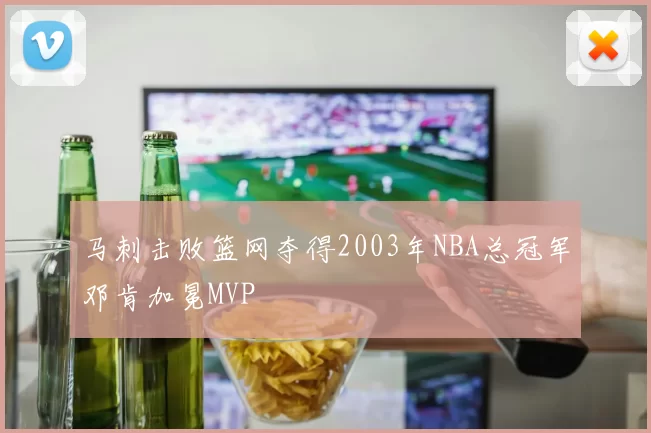 马刺击败篮网夺得2003年NBA总冠军邓肯加冕MVP