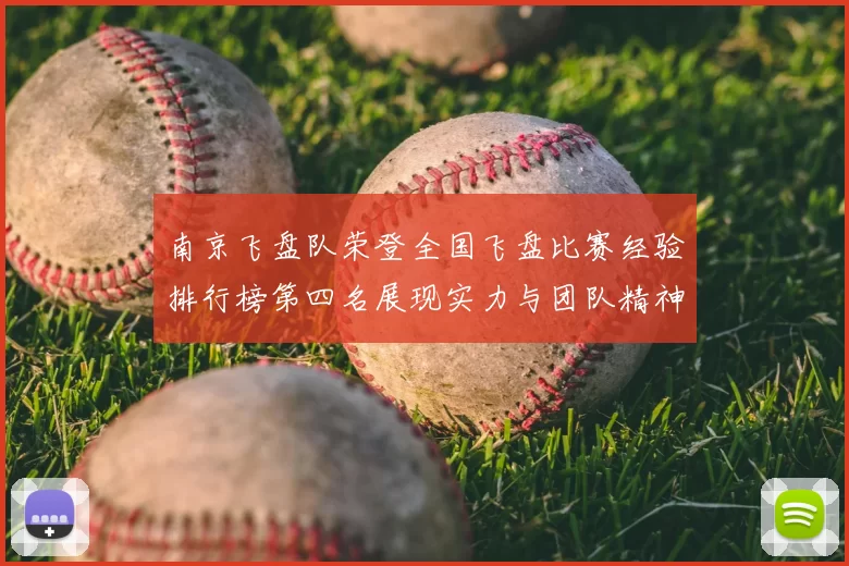 南京飞盘队荣登全国飞盘比赛经验排行榜第四名展现实力与团队精神